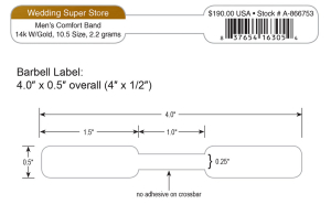 Poly Barbell Labels